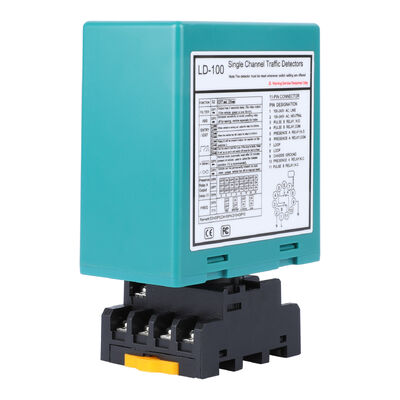110-240V Einzelkanal Boom Barrier Loop Detektor 40000V Blitzschutz