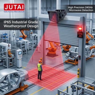 IP65 Protected 24.125GHz Microwave Motion Radar Sensor with Dual Relay Output for Industrial Doors
