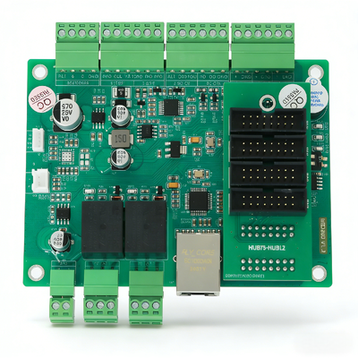 NED200 Multi-Interface LED-Display-Controller mit Ethernet MQTT RS485 RS232 Wiegand Relais HUB75 für Parksysteme